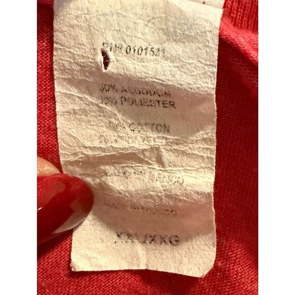 Star Wars Mens XXL Millennium Falcon Blueprint Graphic Tee Shirt Red Engineering - Picture 7 of 7